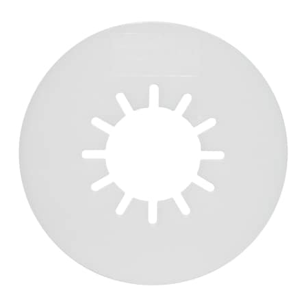 Husky Towing Husky Towing 32256; Fifth Wheel Lube Plate; 12 in Diameter; No Grease 32256